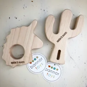 Babies in Bloom Unicorn Wood Teether